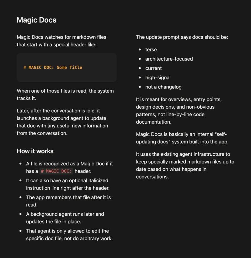 MAGIC DOCS