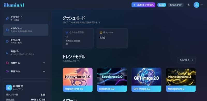 illuminAI发现功能界面