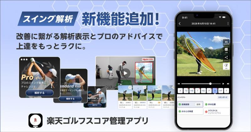 乐天GORA AI挥杆分析