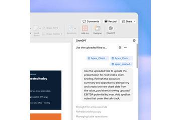 PowerPoint版ChatGPT测试版发布