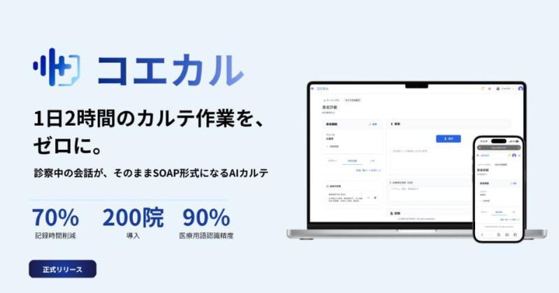 音声AI医疗病历制作辅助服务“Coekar”