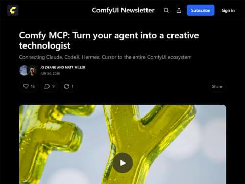 Comfy MCP界面