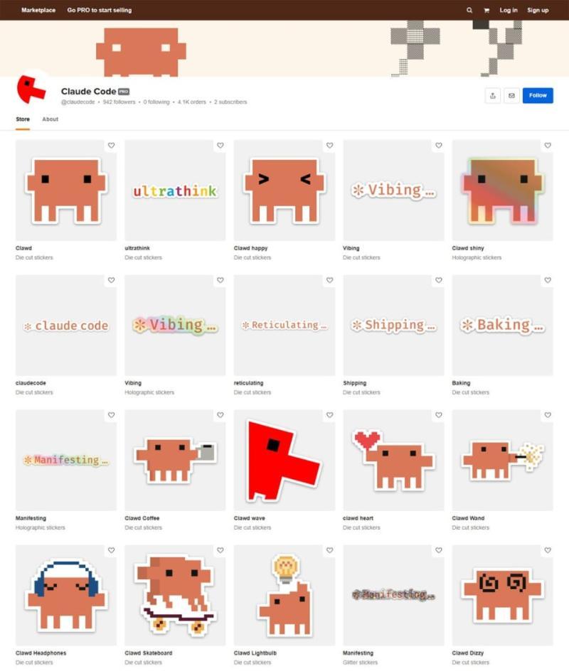 多款Clawd贴纸