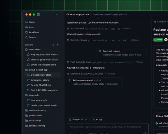 GitHub Copilot桌面版应用界面