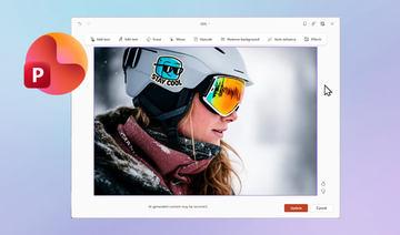 微软PowerPoint新增AI图片编辑功能 支持背景删除、分辨率提升及文本添加