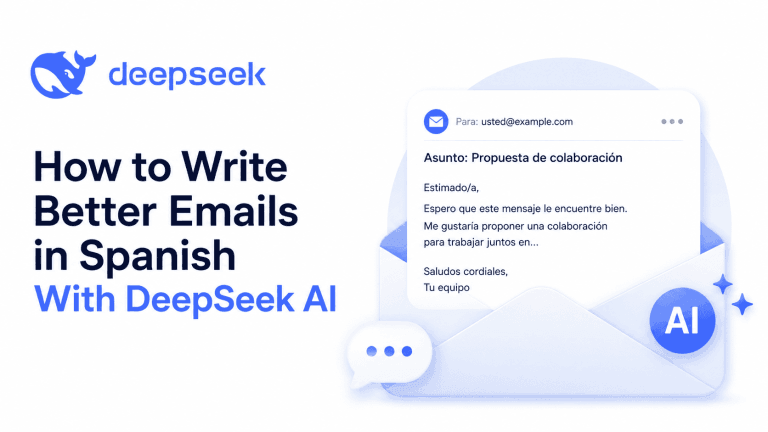 用 DeepSeek AI 写出更专业的西班牙语邮件：完整实战指南