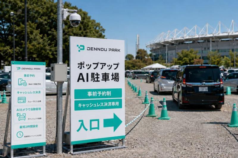 弹出式AI停车场