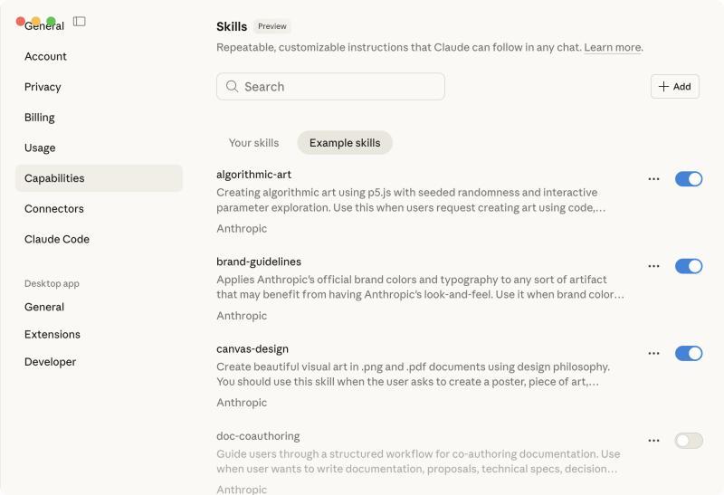 使用技能教会Claude你的工作方式