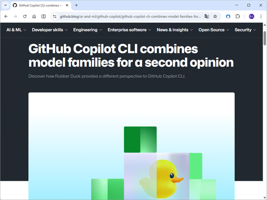 GitHub Copilot CLI Rubber Duck