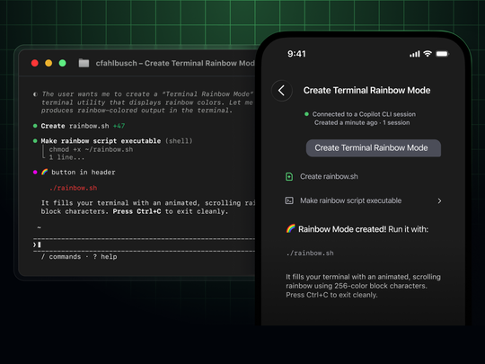GitHub Copilot CLI远程管理界面