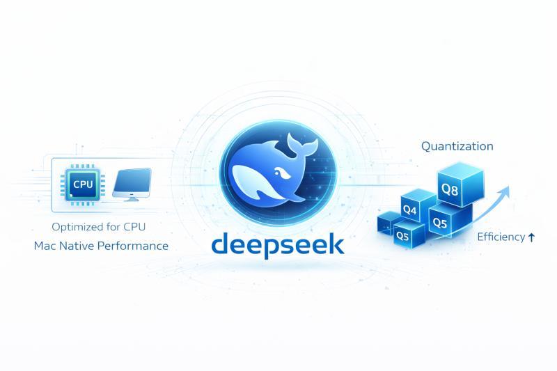 在 CPU 与 Mac 上运行 DeepSeek（GGUF）：llama.cpp 实战与量化选择指南