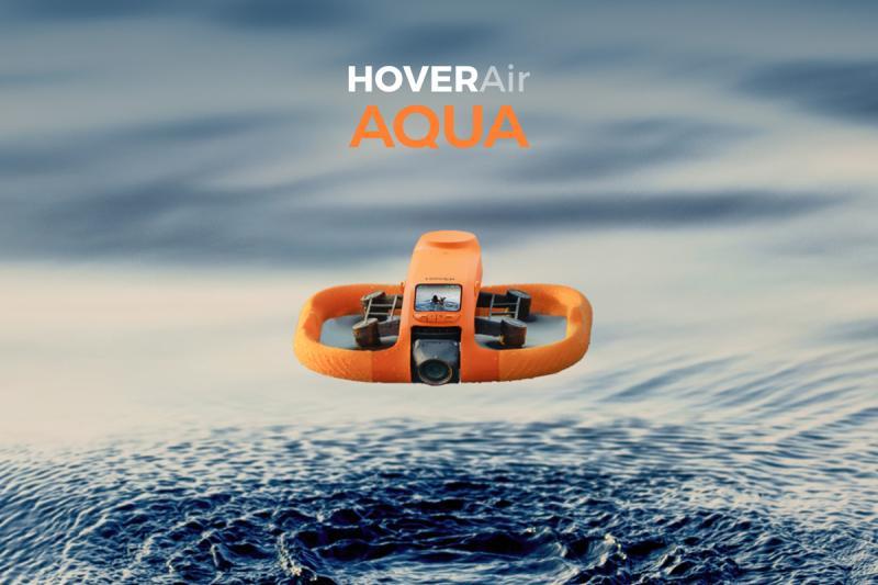 100%防水AI飞行相机「HOVERAir AQUA」正式发布