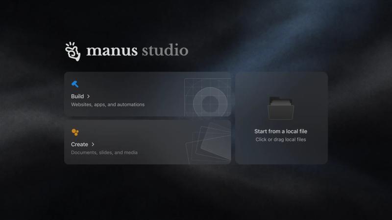 Manus Studio 工作空间
