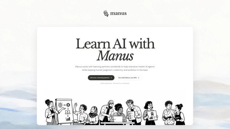 让更多人学会用好AI：Manus在新加坡的实战型学习路径