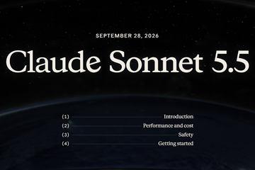 Anthropic发布高速高效AI模型Claude Sonnet 5.5
