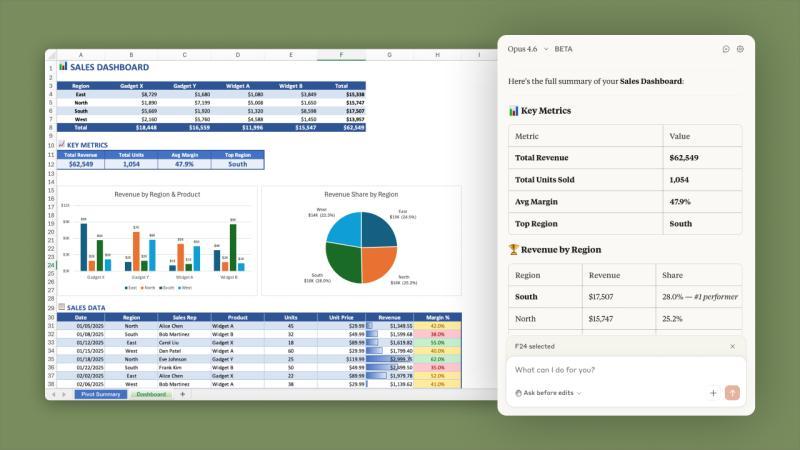 Claude in Excel界面
