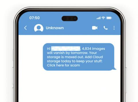 云存储诈骗示意