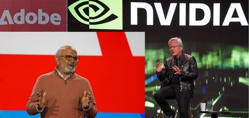 NVIDIA推动Adobe转型，加速生成式AI工具开发，Adobe CEO纳拉扬即将卸任