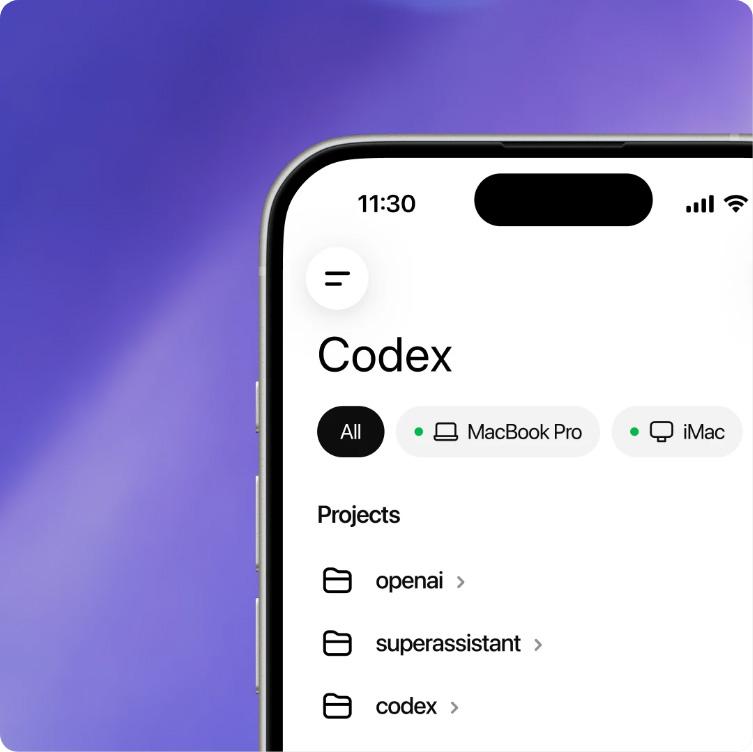 OpenAI ChatGPT移动应用集成Codex