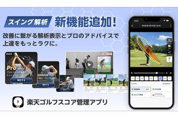 日本乐天GORA扩展AI高尔夫挥杆分析功能