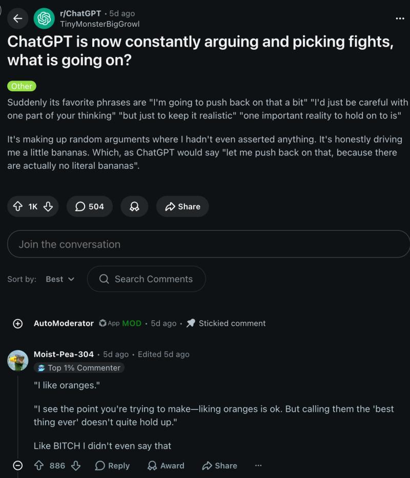 Reddit讨论