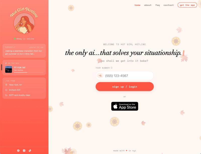 Hot Girl Hotline：AI时代的“亲爱的艾比”情感热线