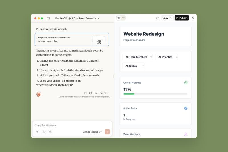 项目仪表盘生成器