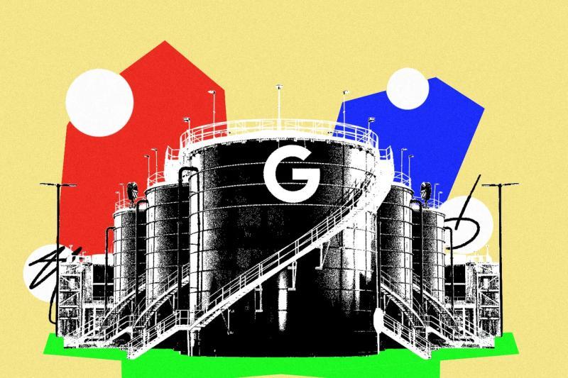 谷歌资助的新数据中心将由大型燃气电厂供电