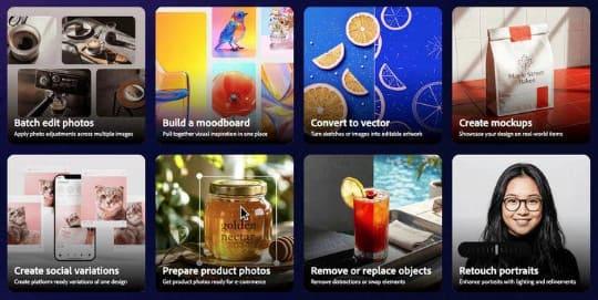 Adobe Firefly AI助手界面