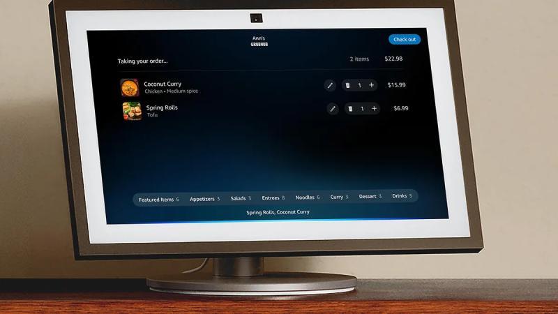 Alexa Plus AI现支持通过Uber Eats和Grubhub点餐，但需配备合适设备
