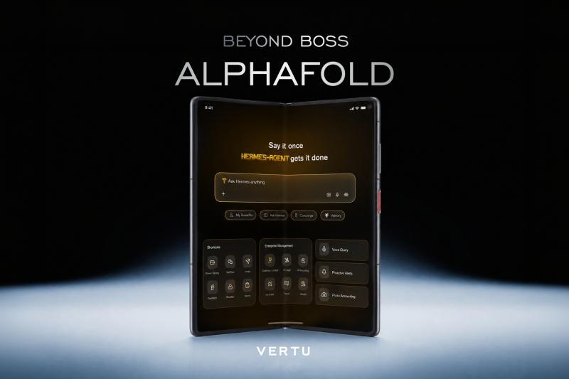 Vertu推出搭载AI的折叠屏手机，售价最低6880美元，助力CEO移动办公