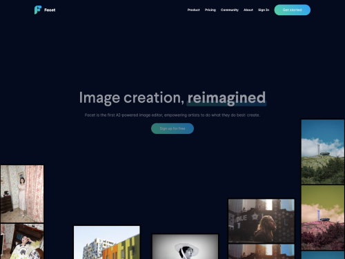 Facet AI 智能图像编辑平台