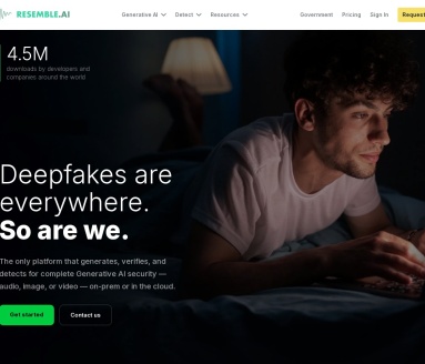 Resemble AI：多模态深度伪造检测与安全语音AI平台