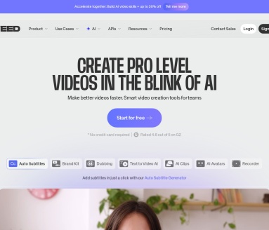 VEED – AI视频创作平台：从想法到成片的一站式工作流