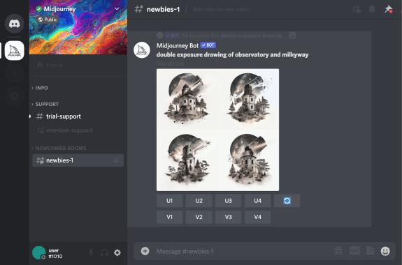 Midjourney AI 图像生成平台