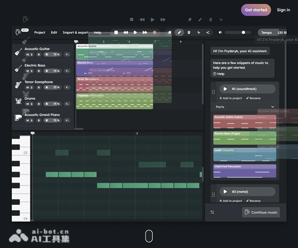 Fryderyk 在线音乐创作与 AI 助手平台