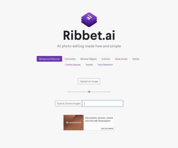 Ribbet.ai：免费简单的 AI 照片编辑工具