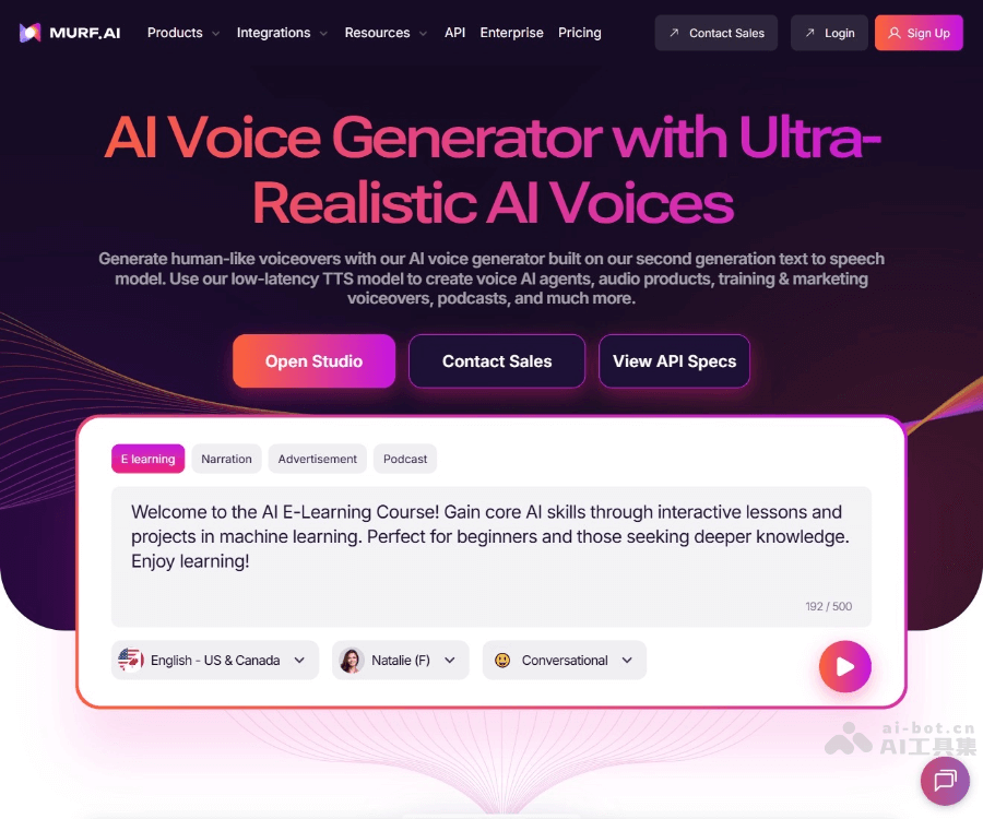 Murf AI 在线AI配音与文本转语音平台