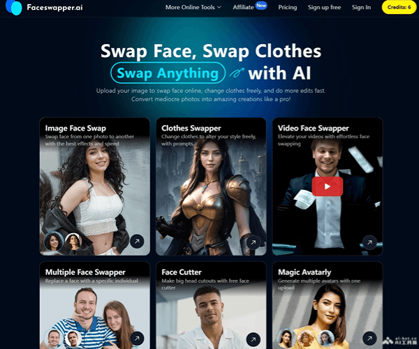 FaceSwapper 在线免费AI换脸工具
