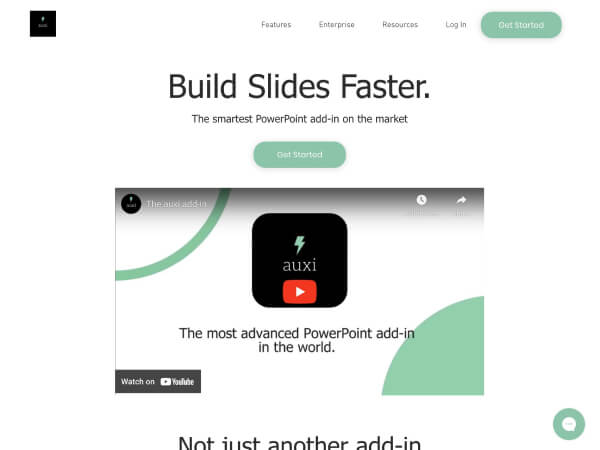 auxi：面向专业人士的AI PowerPoint效率工具