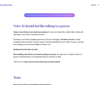 MetaVoice：像你最佳人工坐席一样自然的语音 AI