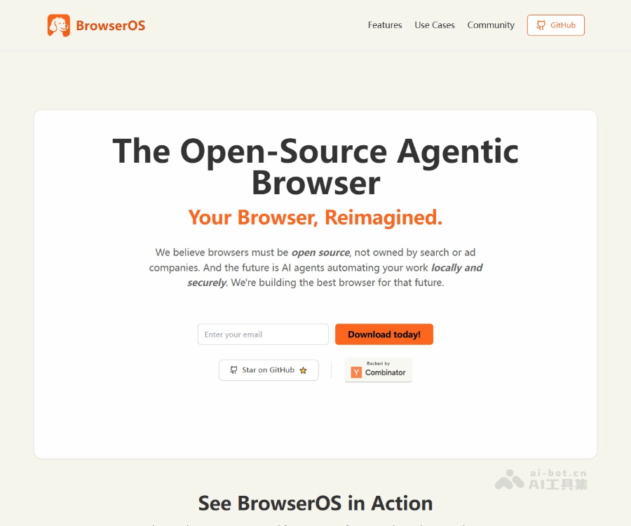 BrowserOS 开源 AI 浏览器：隐私优先的智能浏览新范式