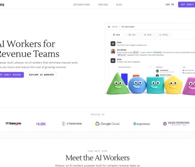 Zams：面向营收团队的AI智能员工平台