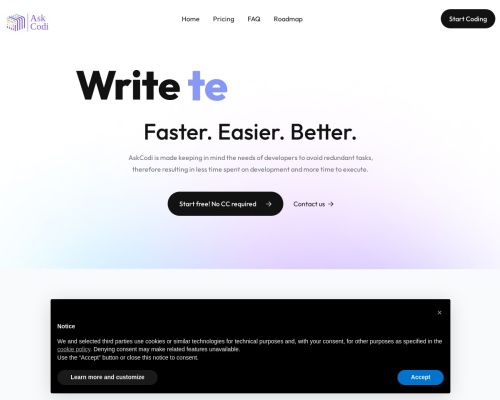 AskCodi - 多模型 AI 编程助手与开发者工具平台