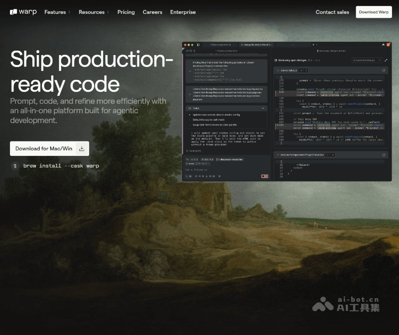 Warp：面向智能体开发的现代终端与云端 Agent 平台