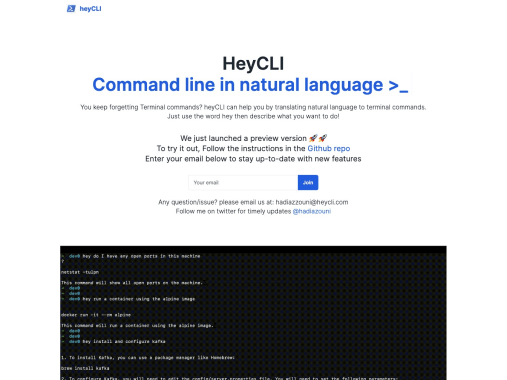 heyCLI：用自然语言生成 Linux 命令的终端助手