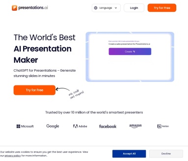Presentations.AI：智能AI演示文稿与PPT生成平台