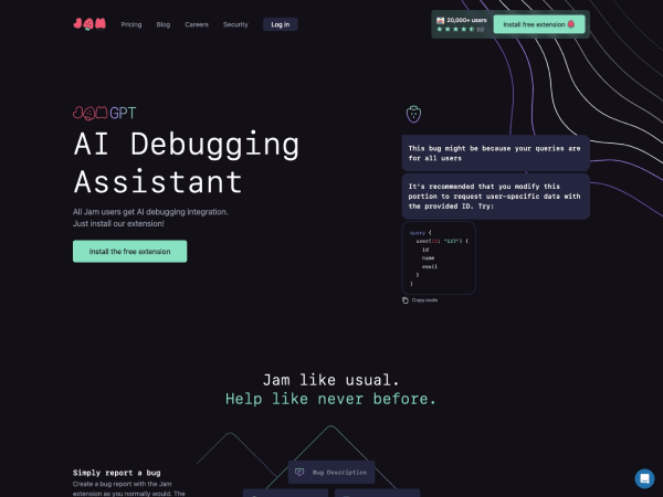 Jam —— 快速报告 Bug，打造无瑕疵产品