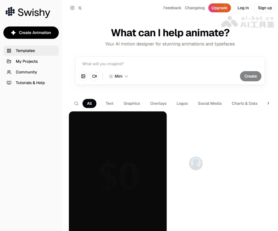 Swishy - AI 动效设计与动画平台