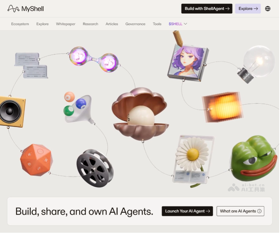 MyShell AI：构建、分享并拥有你的 AI Agent